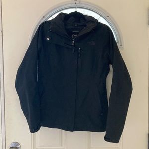 The North Face Black Fleece Zip and Rain Coat 3-in-1 - Size Small